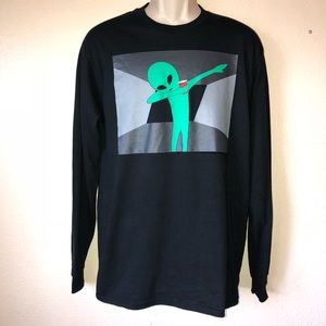 Riot society black long sleeve shirt size medium